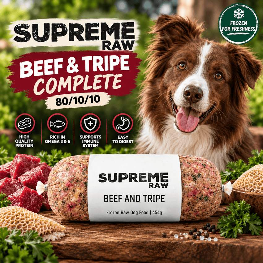 Supreme Raw | Beef & Tripe Complete 80/10/10