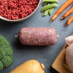 High-Protein Raw Dog Food - Frozen Chicken and Vegetables Mince