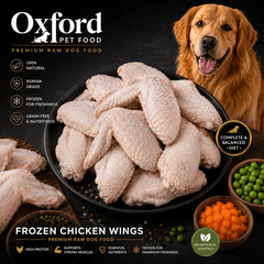 Frozen Raw Chicken Wings For Dogs 15Kg Box (3x5kg)