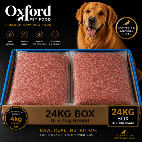 Frozen Raw Chicken Mince 6x 4kg Bags 24kg Box. Barf Raw Diet Delivered